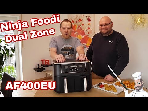 Ninja Foodi Max Dualzone Heißluftfritteuse Airfryer mit 2 Fächern im Test Review AF400EU