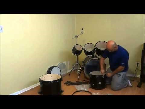 Setting Up A PDP X7 Drum Set (7 Piece Maple Kit)