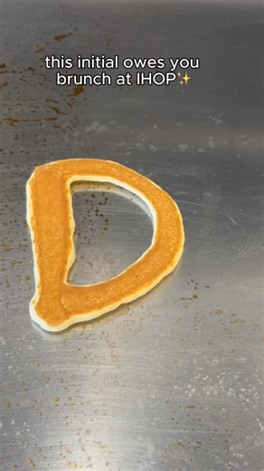 IHOP on Instagram: "Tag them! Which letter should we do next? 🤔"