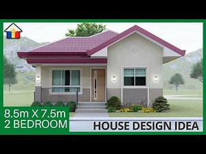 2 BEDROOMS SMALL HOUSE DESIGN CONCEPT / SIMPLE HOUSE DESIGN
