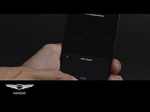 How to Set Speed Alert | Genesis Connected Services | Genesis USA