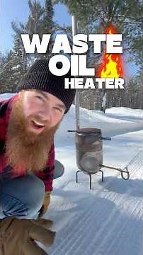 FREE Heating With Used Motor Oil! 🔥 #shorts