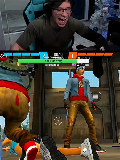 Apela passou mal de rir jogando com esses aleatórios, e não esperava por esse final 🤣😂 #apelapato #clipsff #ffclips