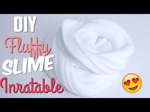 DIY FLUFFY SLIME BLANC INRATABLE + CONCOURS