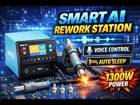 Best Hot Air Station for Mobile Repair? QUICK M9 Smart AI Voice Control Review