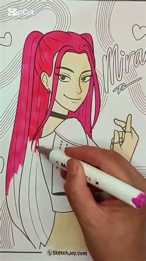 K Pop Demon Huntres #trending #drawing #art