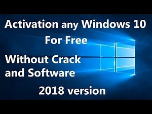 Activate Windows 10 FREE [No program] Permanent All Versions [TUTORIAL]