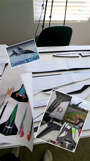 #darkstar 2.0 #diy #foamy #rcairplane #rc #topgun #scratchbuild