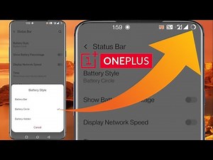 Change Battery Style in OnePlus