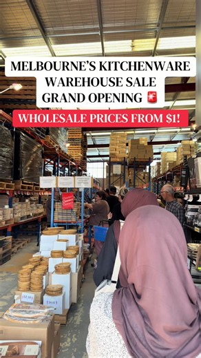 Kitchenware Warehouse Sale Moorabbin July 17–19 — Up to 70% Off