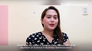20 reactions | For senior college student Saramie Flores, the data subsidy from Smart Communications, Inc. through its Student Circle Program is helping her reach her dreams despite the challenges posed by the COVID-19 pandemic. Here’s her story. Read more: https://bit.ly/2NSjHfY | #LearnSmart | PLDT & Smart Communities | Facebook