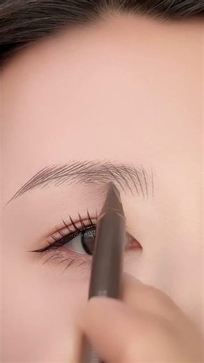 Eyebrow drawing, makeup tutorial natural cute look by JSA Beauty
