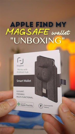 Magbak Smart Wallet Unboxing #smartphone #magsafewallet