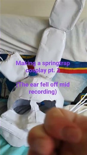 making a springtrap cosplay part 3, I finally made a head