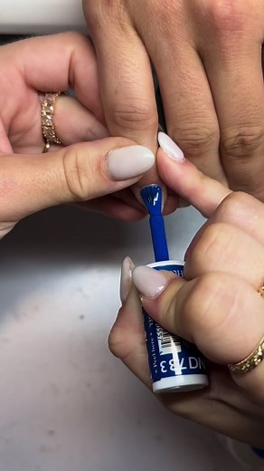 Blue Blooming Gel Nail Design Tutorial