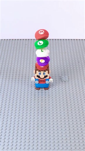 lego mario finding his hat #lego #supermario #fun