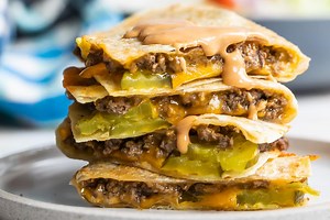 Cheeseburger Quesadillas - Culinary Hill.mp4