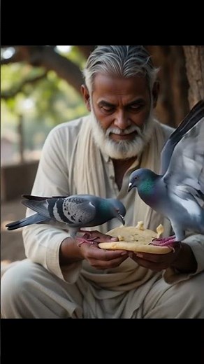 “Kishan & The Lonely Pigeon – A Heart-Touching Bond”🥺🕊️