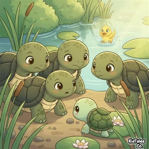 The Brave Little Turtle - Story for Kids