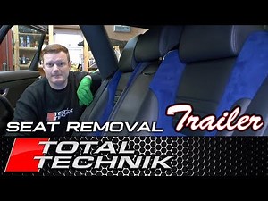 Removal of rear seats Audi A4 B7