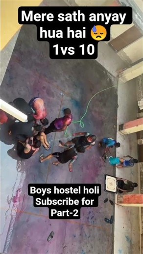 Boys hostel holi 😂
