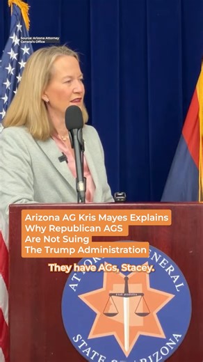 Every single Democratic AG has sued to ensure 40 million Americans do not lose access to their SNAP benefits. Not a single Republican AG has stepped up. Pathetic. Attorney General Kris Mayes | Democratic Attorneys General Association