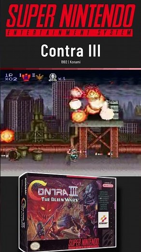 Contra III: The Alien Wars | Super Nintendo (SNES) #nintendosnes #retrogaming