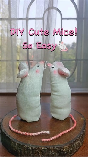 DIY Cute Fabric Mouse Tutorial | How to Make Soft Toys at Home (Easy & Fast)