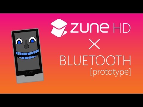 Zune HD with integrated Bluetooth! (DIY prototype)