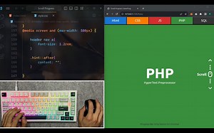 仅使用HTML和CSS创建响应式全屏滚动进度指示器 | 源码下载