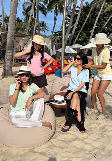 Có 4 chị em đang phơi nắng chờ tiền của mình anh thôi mà #xuhuong #fyp #viral #CECEONE