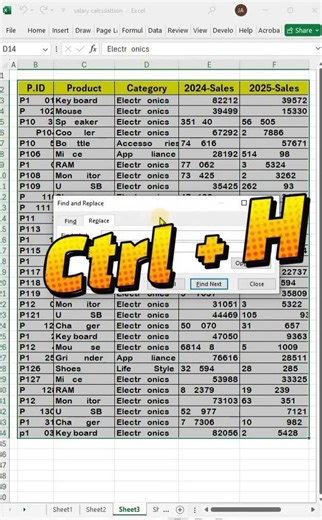 गंदे डेटा को साफ कैसे करें? Excel ट्रिक 😱 #excel #excelshorts #tricks #exceltricks
