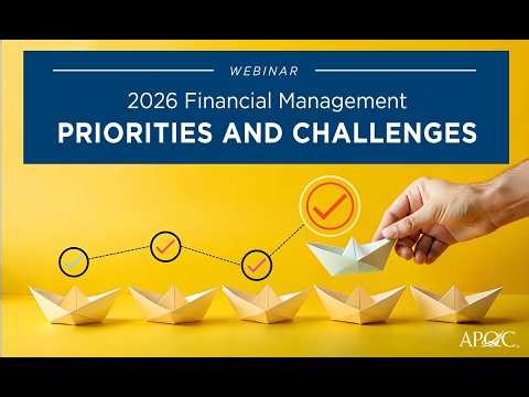 2026 Financial Management Priorities and Challenges