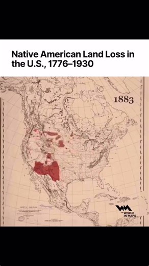 Native Americans Land Loss in the U.S. 1776-1933 #US #america #AmericanHistory | The Freethinker