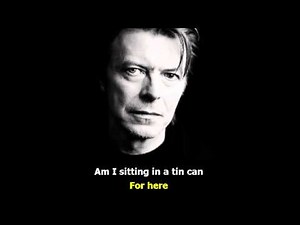 David Bowie Space Oddity With Lyrics)