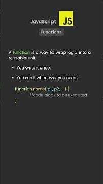 JavaScript Functions