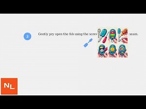 How To Replace 2013–2017 Lexus LS460 Key Fob Battery – Remove & Install