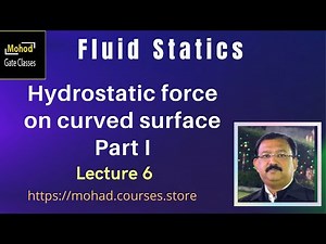 06 Hydrostatic force on curved surface Part I