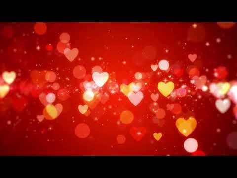 Floating Red Hearts in 4K | 10 Hour Romantic Background Visual