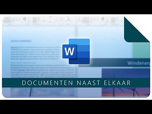 Documenten naast elkaar tonen | Microsoft Word