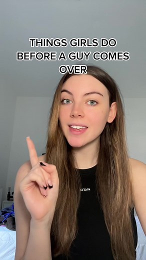 Things girls do before a guy comes over… except I am girls 😅 #chloetayloruk #thingsgirlsdo