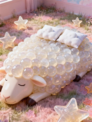 Jumping on Giant Squishy Jelly Animal Beds!