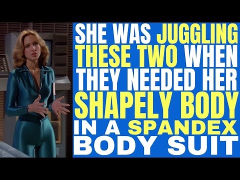 She was JUGGLING THESE TWO before slipping into a spandex body suit for BUCK ROGERS!