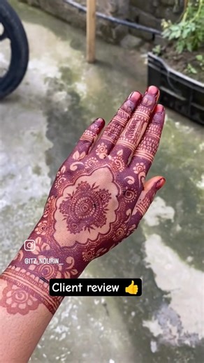 client review instant henna cone 😍 #henna #mehndi #youtubeshorts #shorts
