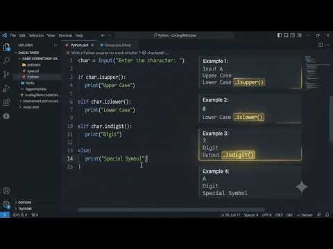 Python Important Problem #4 | Check Uppercase, Lowercase, Digit & Special Character
