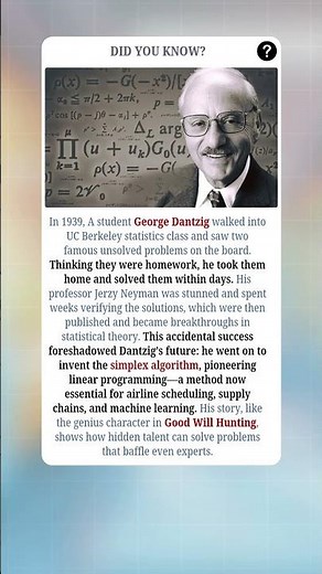 The Student Who Solved Unsolvable Problems