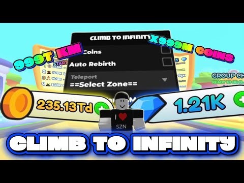 [PASTEBIN!] 🔥 Clinb to Infinity SCRIPT, x999QD coins 🥶