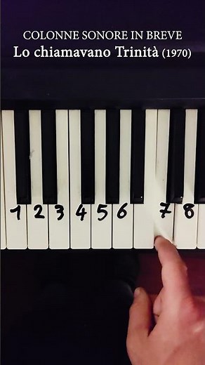 "Lo chiamavano Trinità..." (1970 di E.B.Clucher, musica di Franco Micalizzi) #pianotutorial #trinità