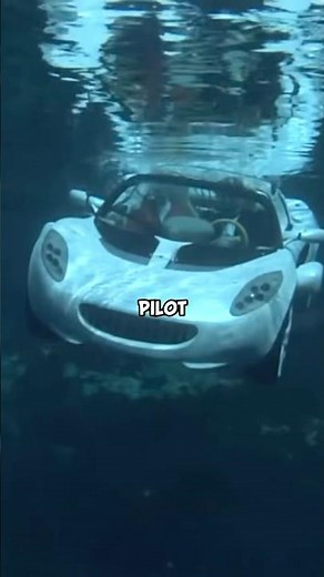 This CAR actually drives underwater!? #underwater #amphibiousvehicle #electriccar