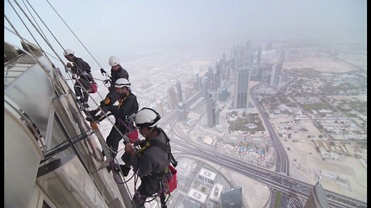 Burj Khalifa Window Cleaning